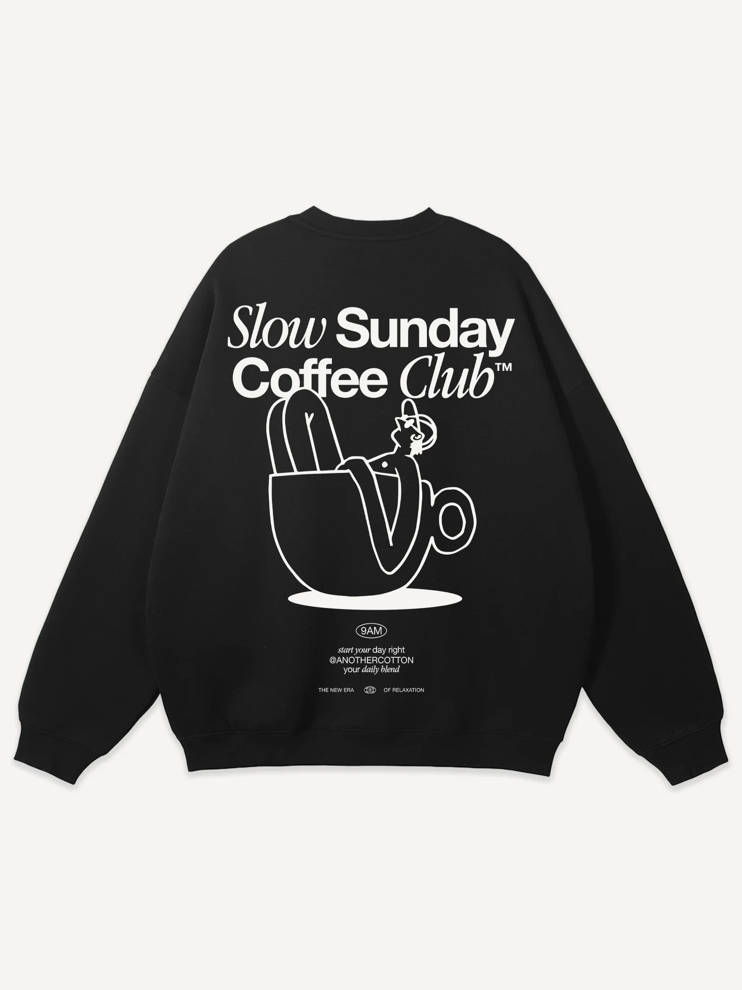 Slow Sunday Unisex Oversize Sweatshirt - Image 7