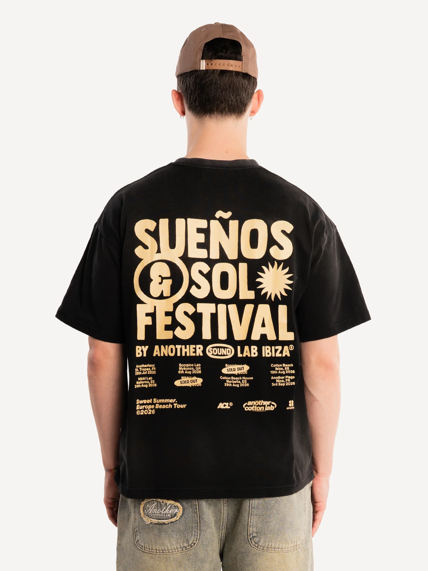 Suenos & Sol Festival Washed T-Shirt - Image 3