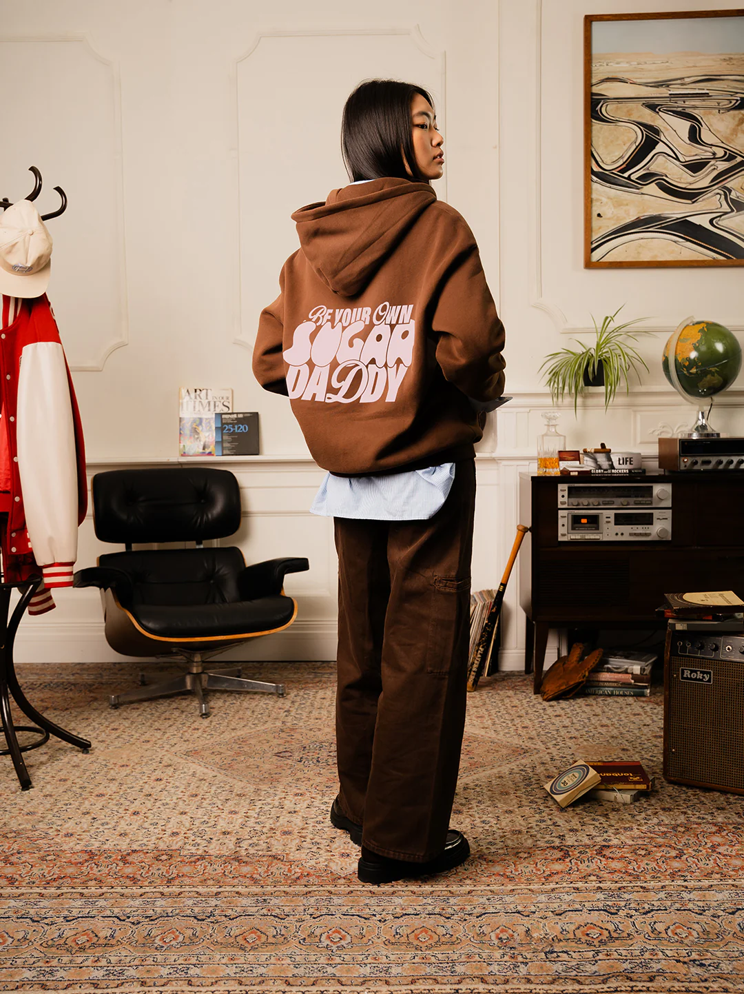 Your Own Sugar Daddy Oversize Zip Hoodie - Image 3