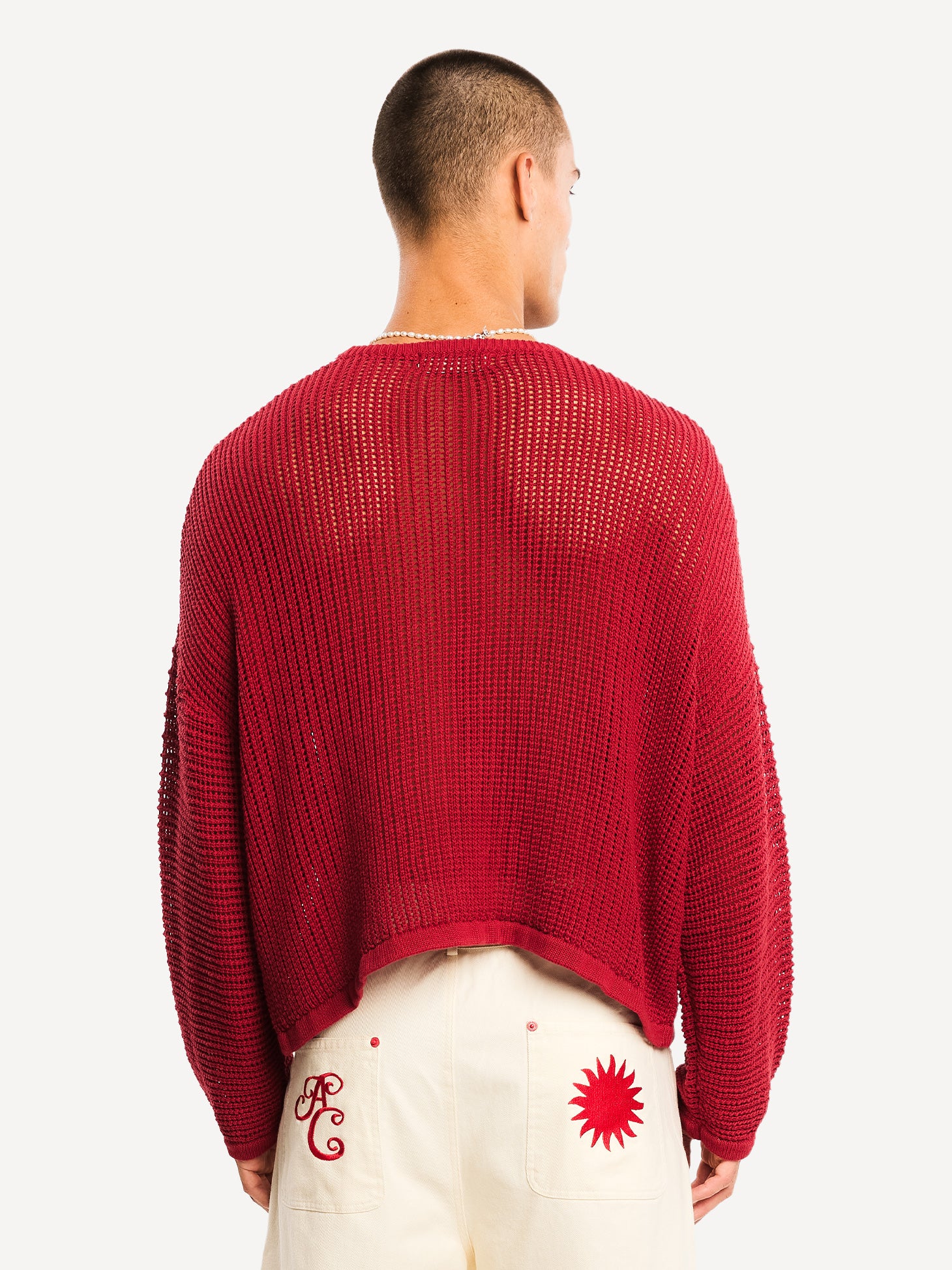 Crochet Summer Knit Sweater - Image 2
