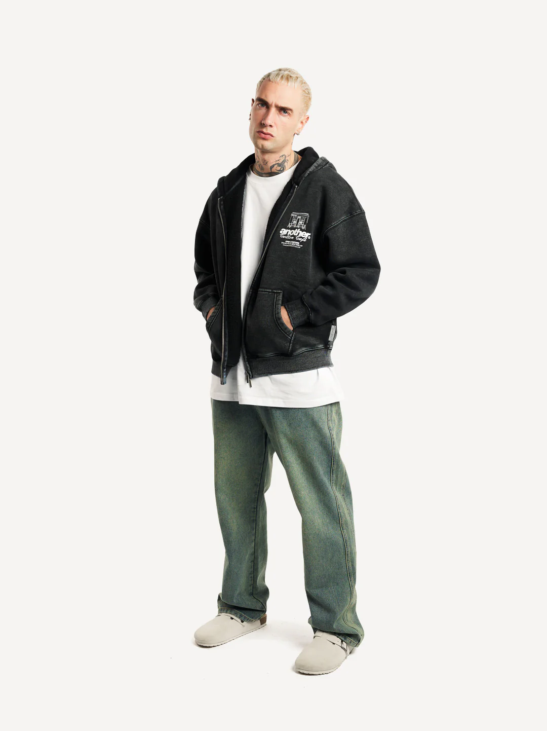 Sunday Morning Washed Zip-Hoodie - Image 3
