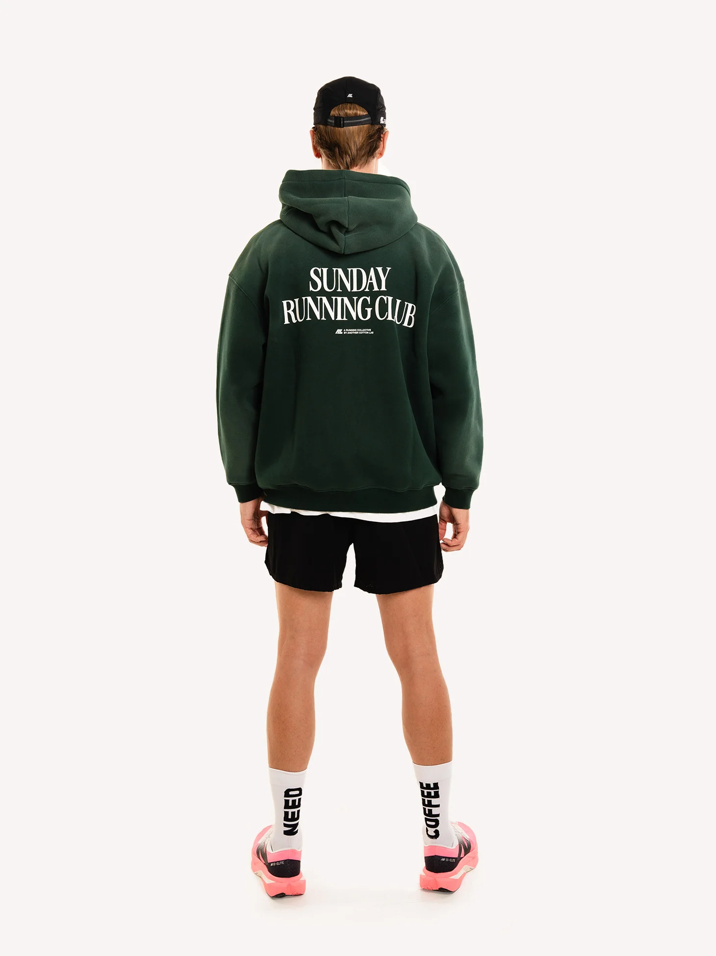 Sunday Running Club Washed Oversized Zip Hoodie - Image 5