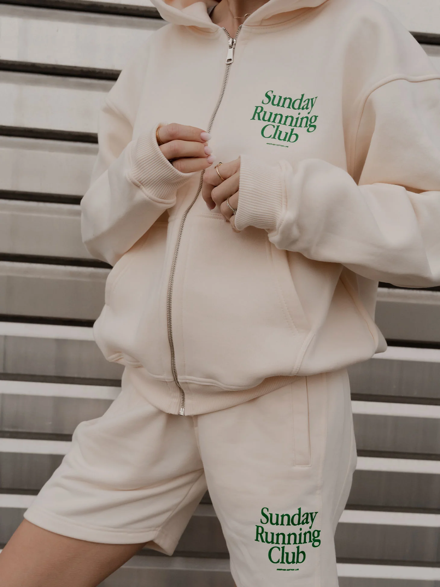 Sunday Running Club Zip Hoodie - Image 11