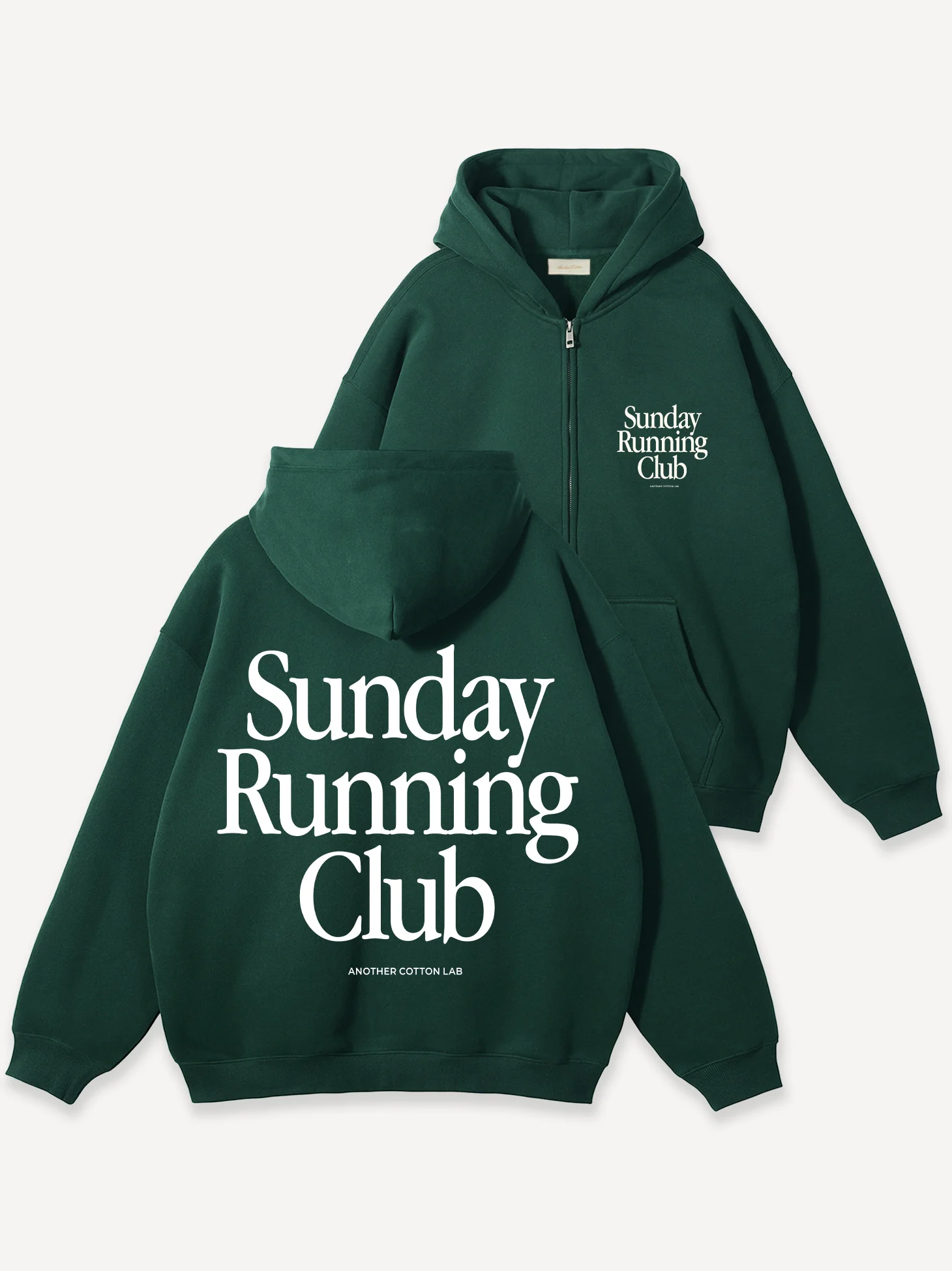 Sunday Running Club Zip Hoodie - Image 14