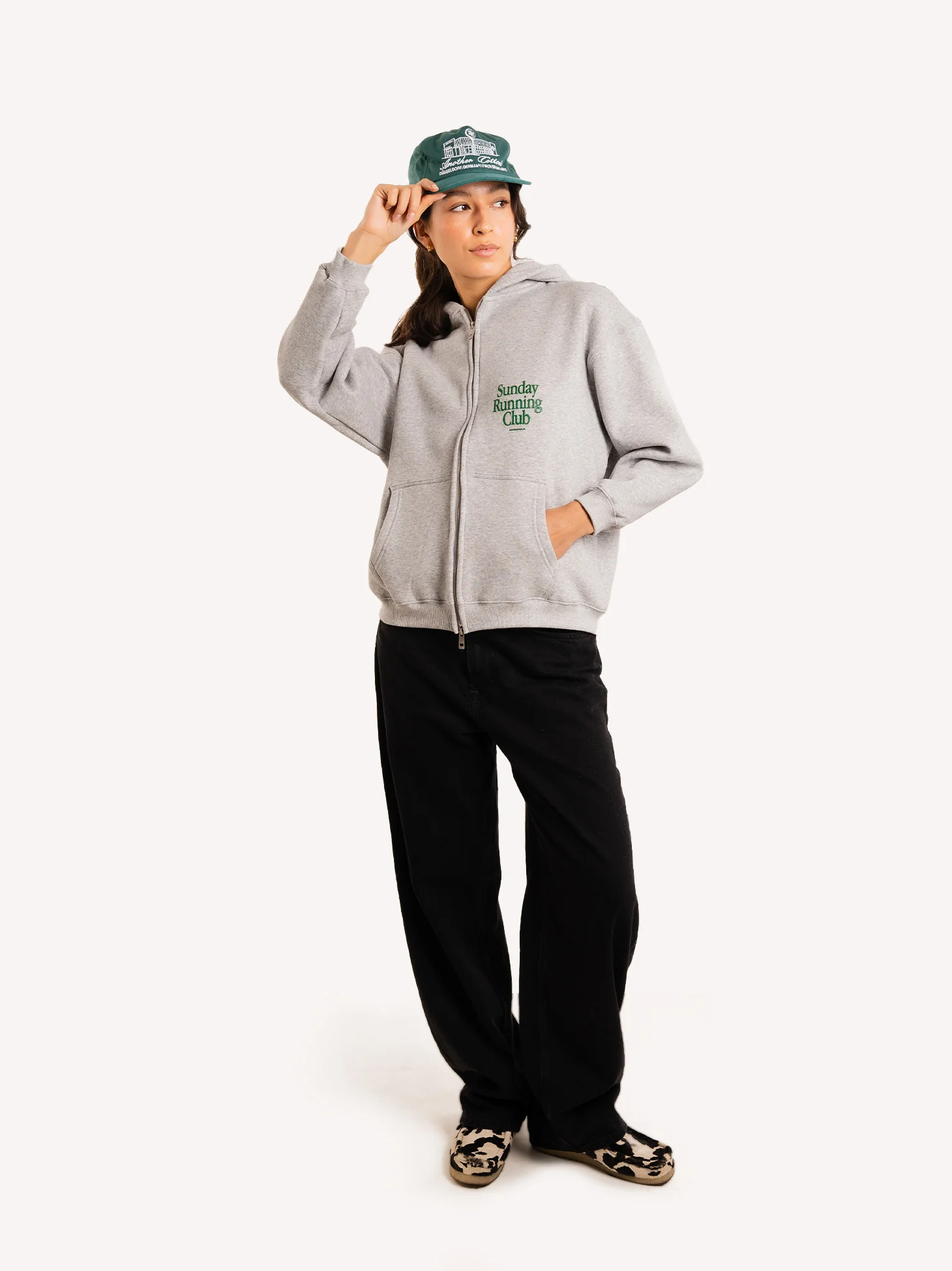 Sunday Running Club Zip Hoodie - Image 5