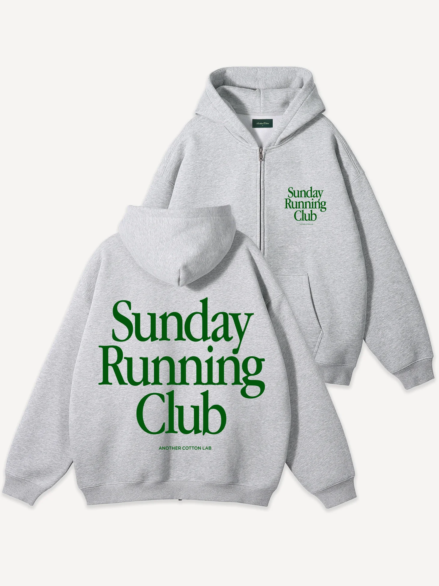 Sunday Running Club Zip Hoodie - Image 7