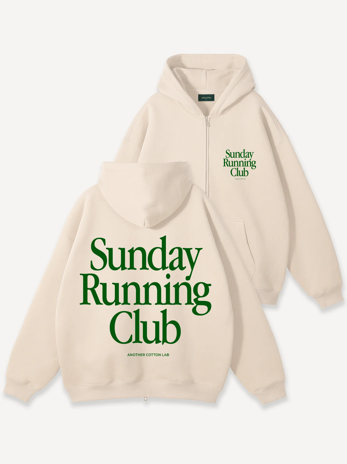 Sunday Running Club Zip Hoodie - Image 8