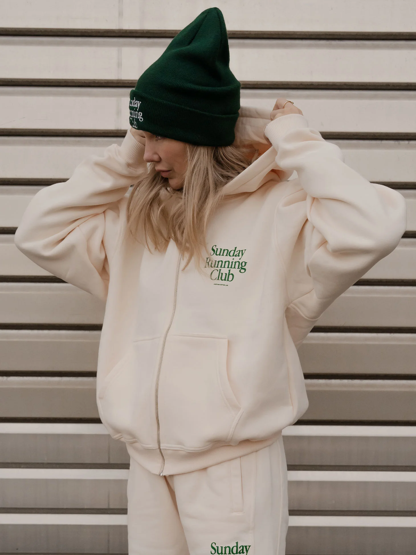 Sunday Running Club Zip Hoodie - Image 9