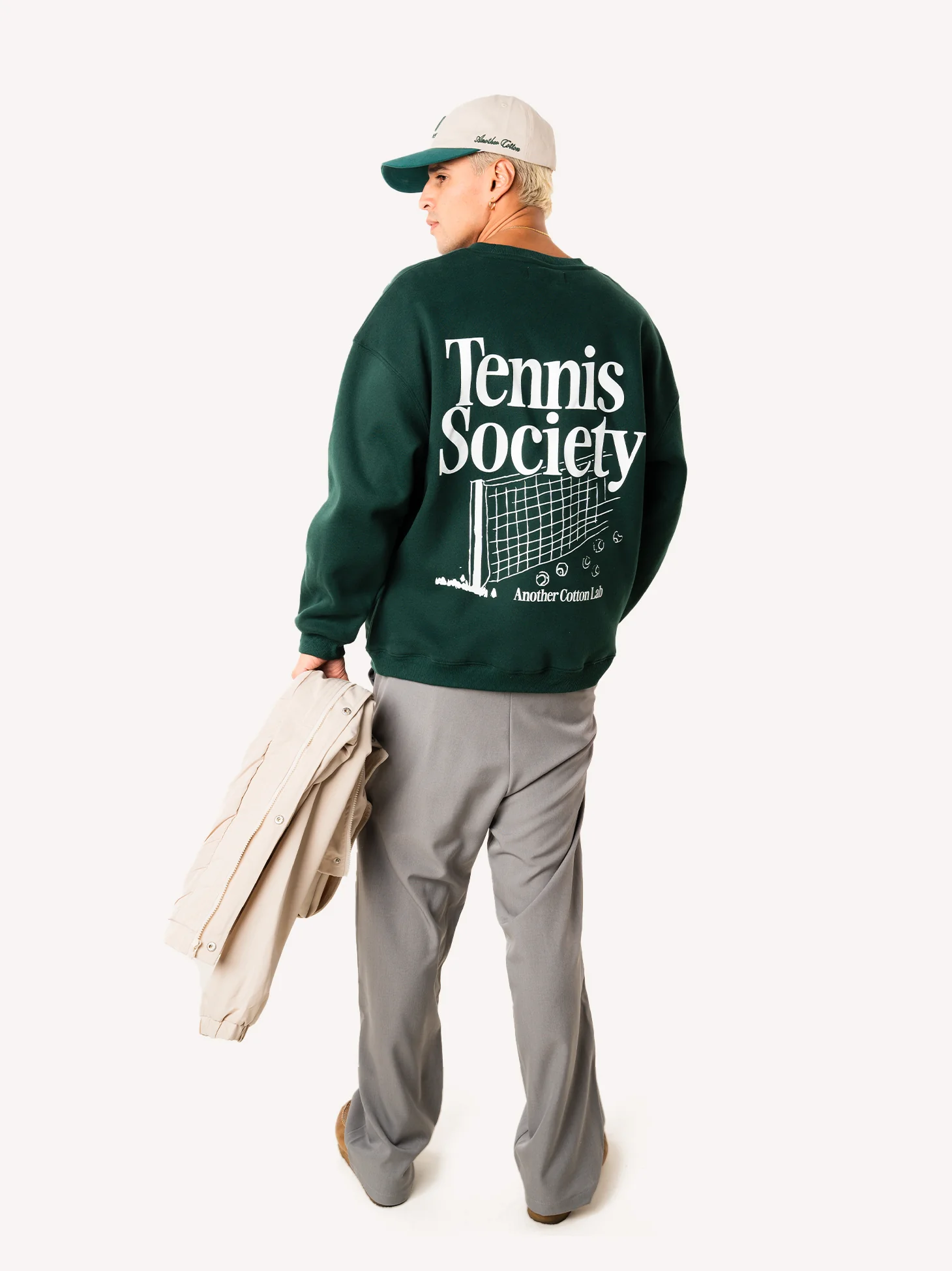 Tennis Society Oversized Sweatshirt - Image 4