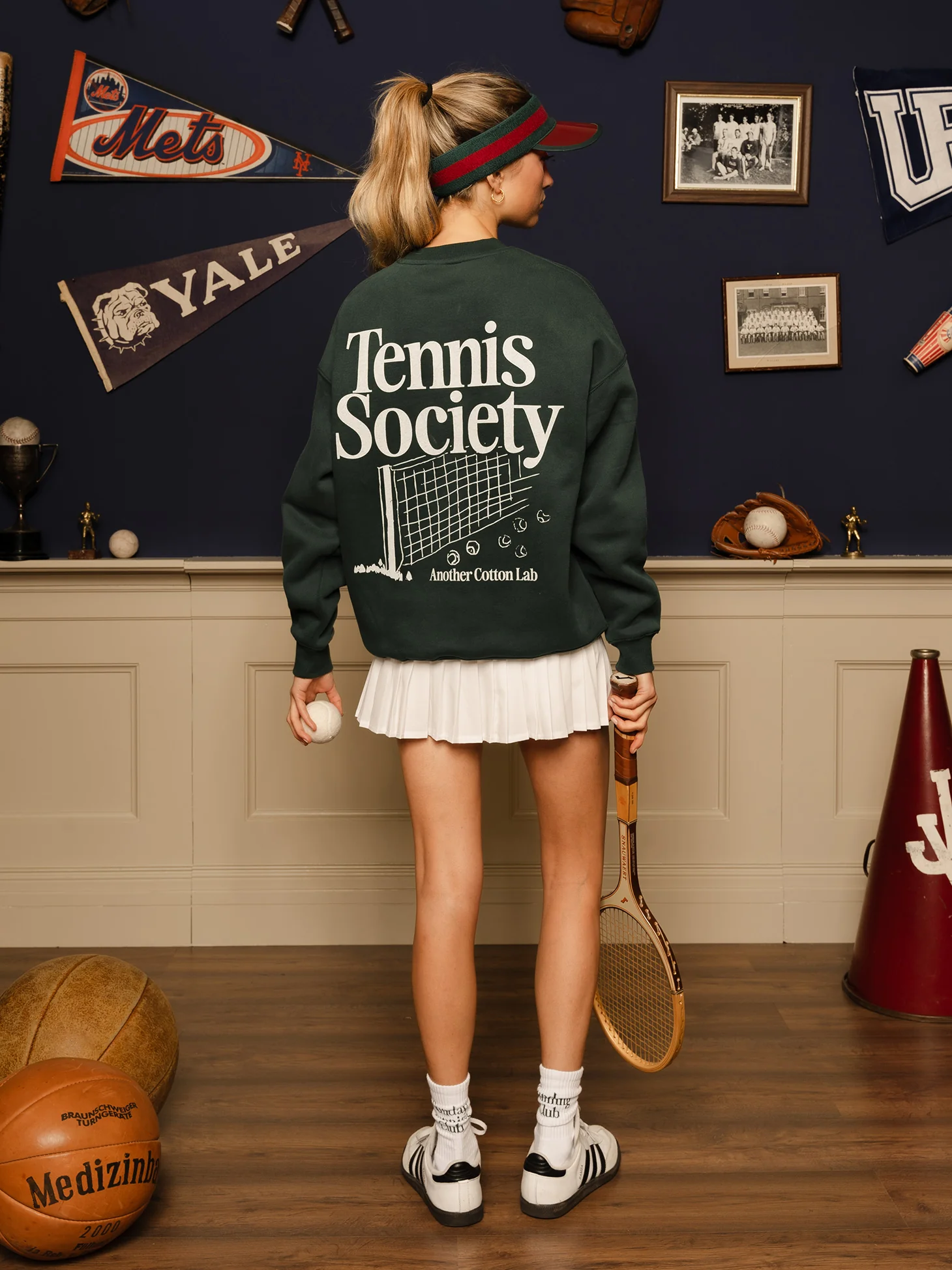 Tennis Society Oversized Sweatshirt - Image 5
