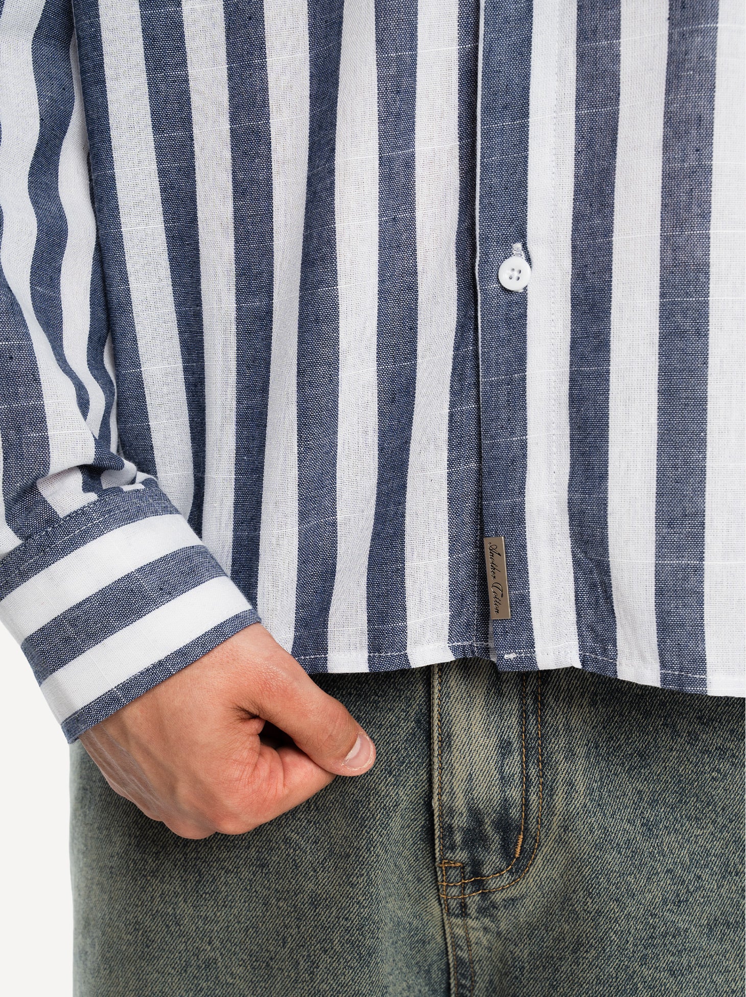 The Striped Lounge Shirt - Image 8