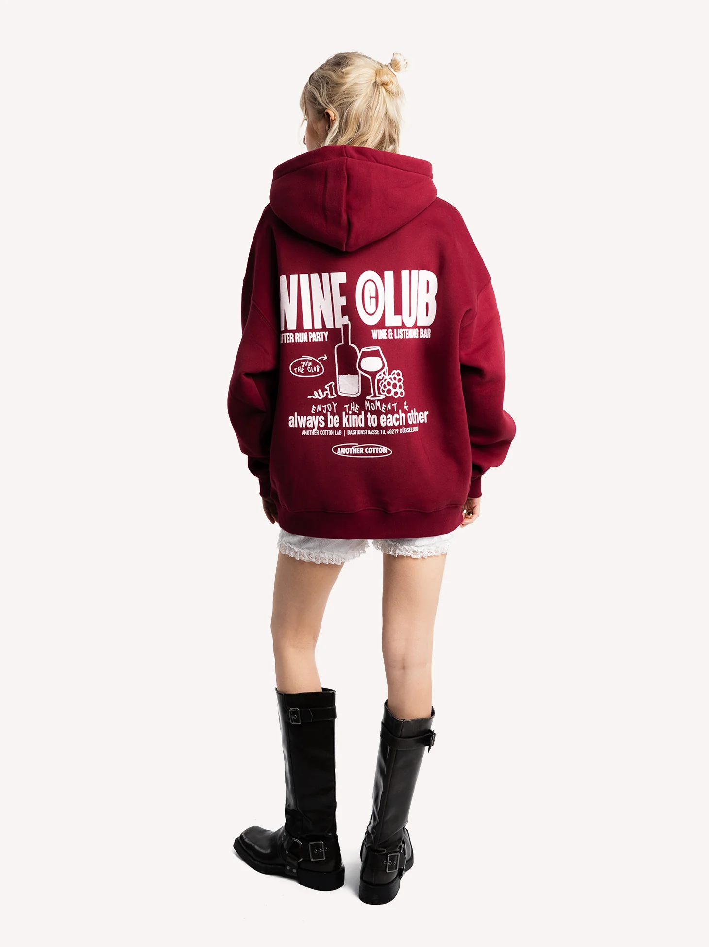 Wine Club Oversized Hoodie - Image 4